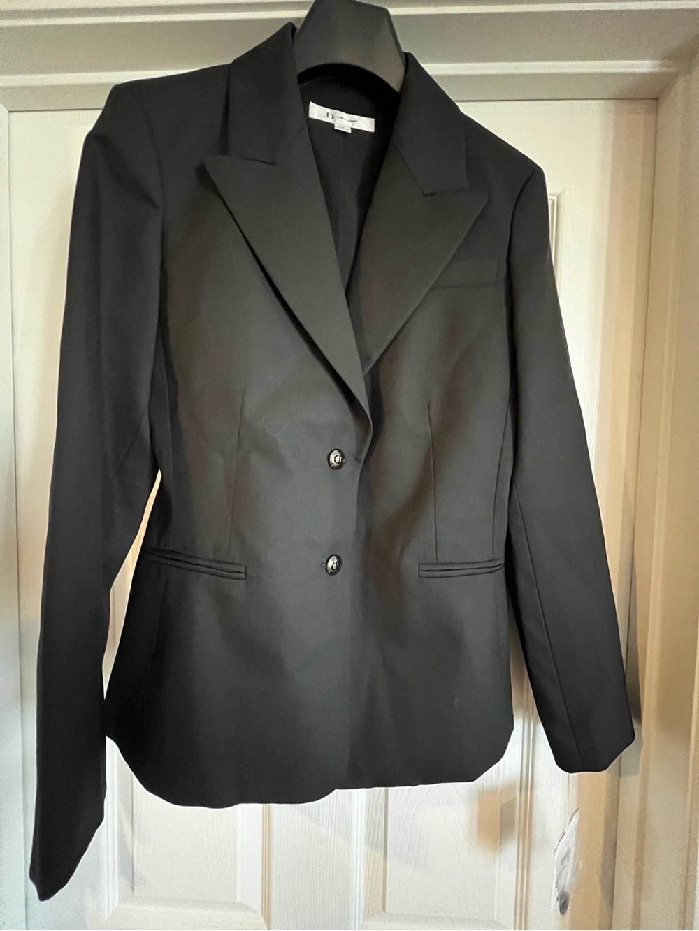 Dior Black Tailored Two-Button Blazer